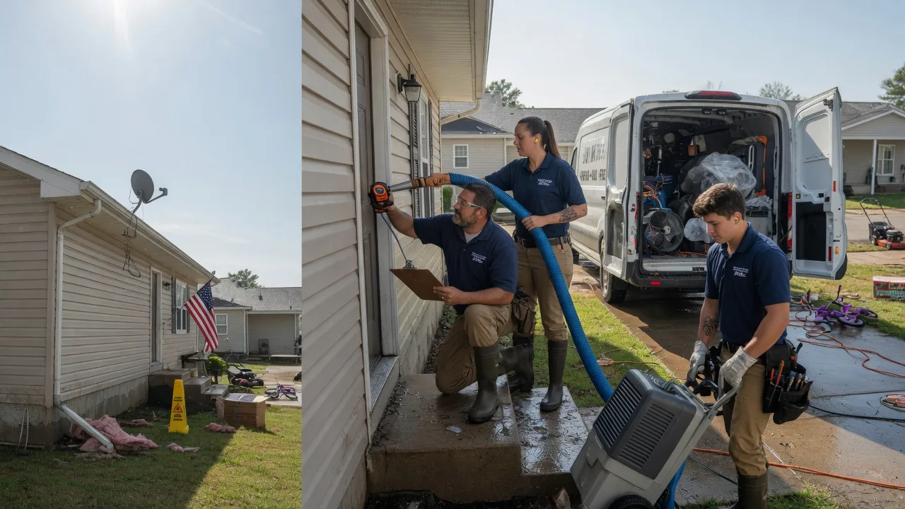 Ceiling Water Damage Restoration in Yoder, WY near me